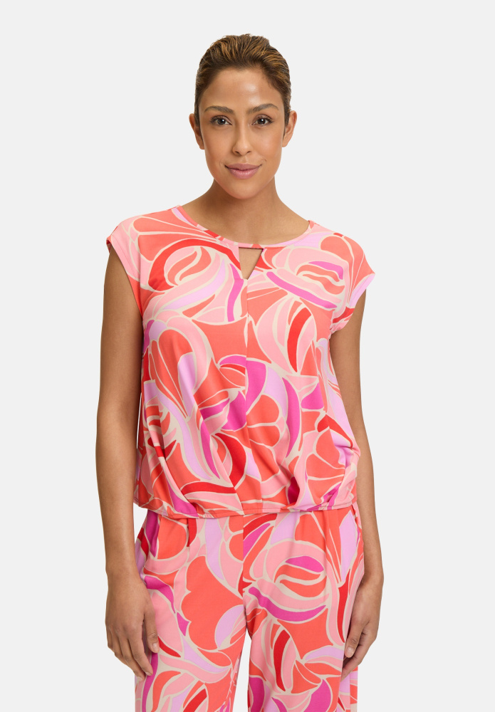 ДЖЕМПЕР BETTY BARCLAY облегающий силуэт с цветочным принтом