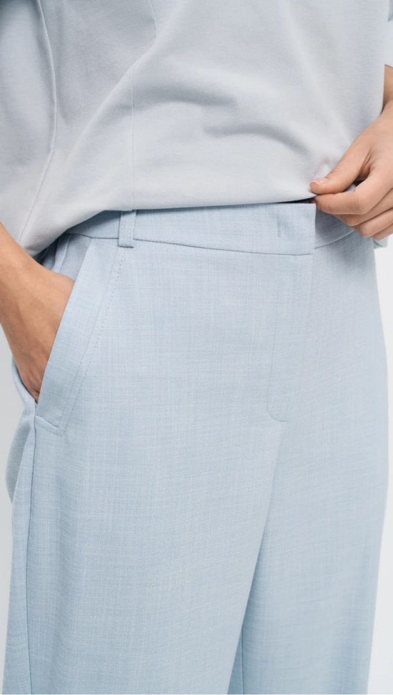 БРЮКИ ALPECORA укороченные прямого силуэта из легкой ткани